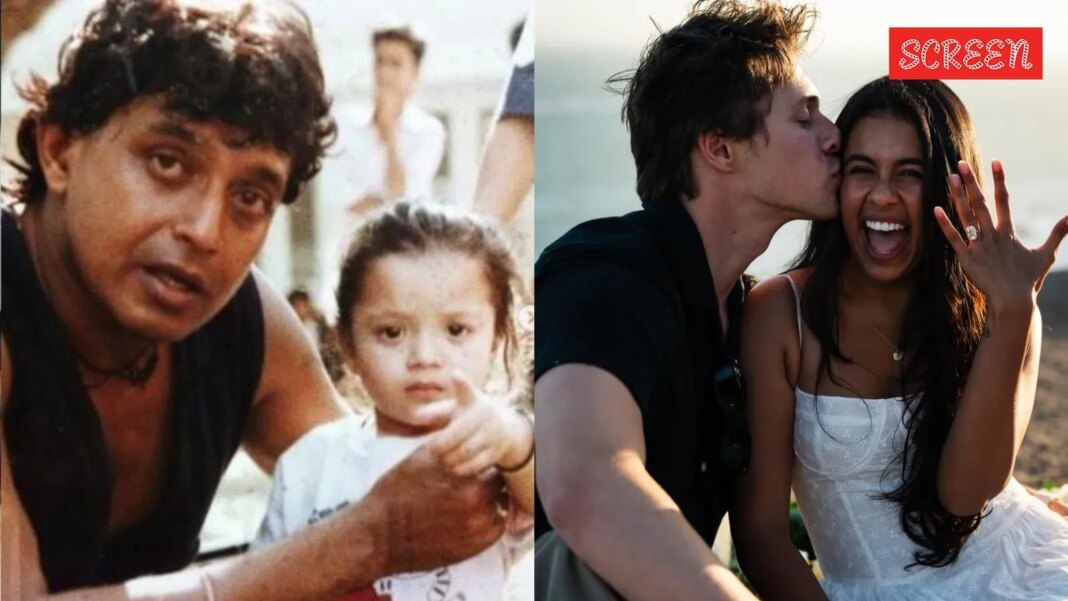 Mithun Chakraborty’s adopted daughter Dishani engaged, shares beach proposal pics: ‘Easiest forever’
