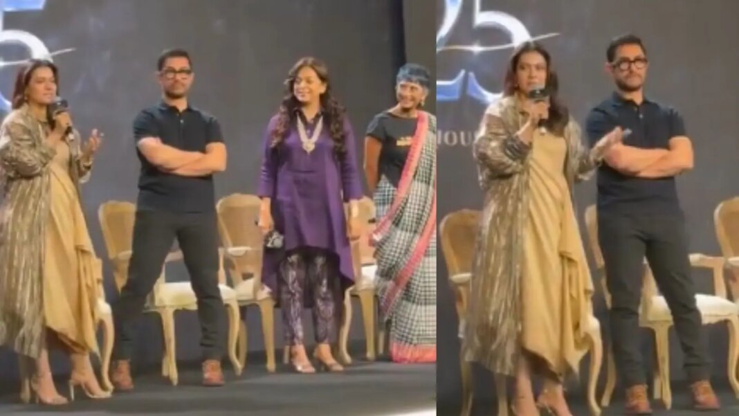Kajol Teases Aamir Khan About His ‘Taste In Women’ Ahead Of 3rd Wedding With Gauri Spratt