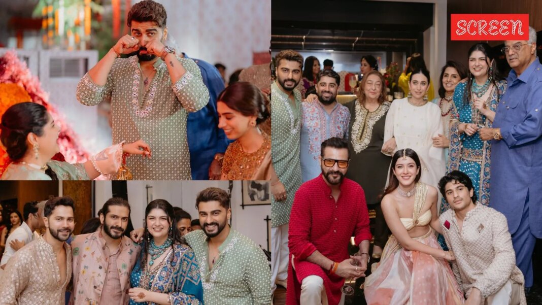 ‘A lot of emotions’: Arjun Kapoor shares glimpses from sister Anshula Kapoor’s mehendi ceremony | Bollywood News