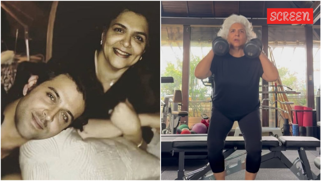 At 70, Hrithik Roshan’s mom Pinkie Roshan’s fitness routine connects ‘head, heart, hand’ | Bollywood News