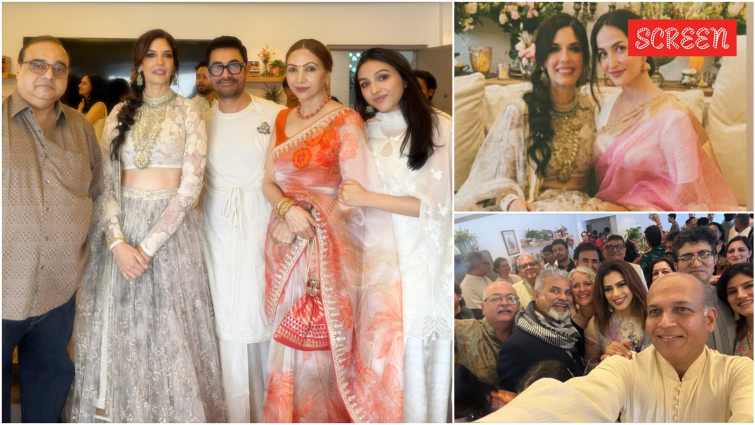 Inside Aamir Khan-Gauri Spratt wedding: Unseen photos of star guests go viral | Bollywood News