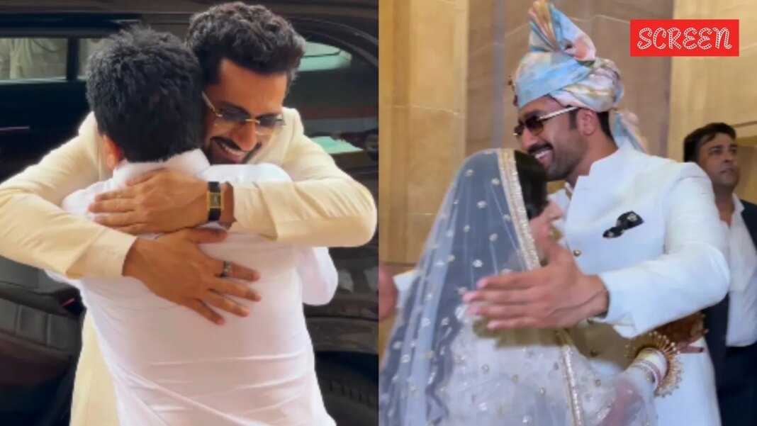 Vicky Kaushal welcomes baraatis at Taarak Mehta fame Shailesh’s daughter’s wedding | Bollywood News