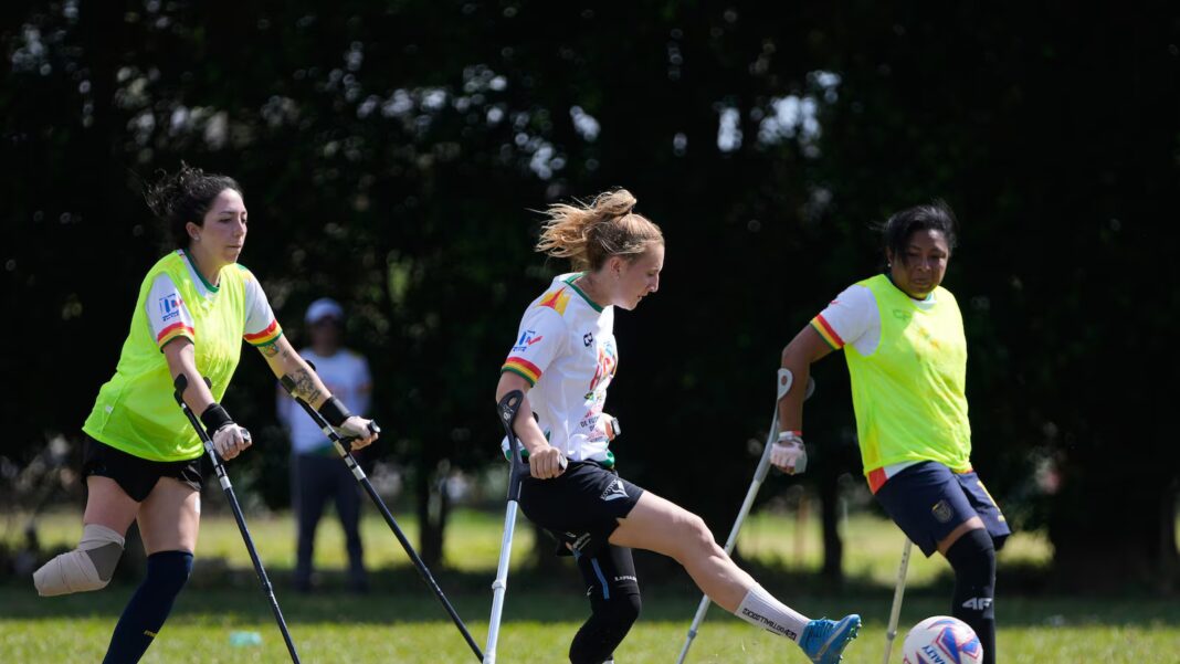 Women amputees in South America train to be World Cup soccer contenders