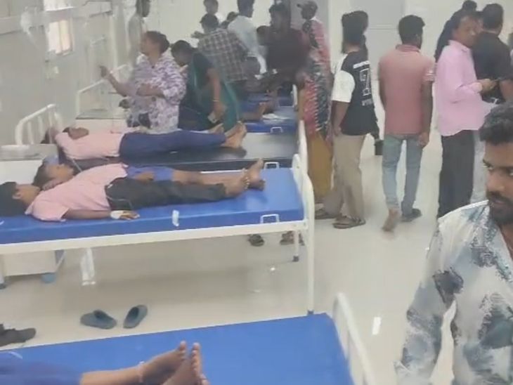 कोडरमा में मध्यान भोजन खाने से बच्चे बीमार:48 छात्रों की तबीयत बिगड़ी, पेट दर्द के बाद अस्पताल में भर्ती; फूड पॉइजनिंग की आशंका