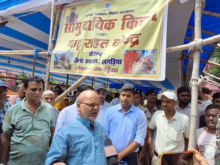 'बाढ़ पीड़ितों तक हर सुविधा पहुंचाएं':मंत्री बोले-सामुदायिक रसोई में तीनों समय भोजन, बच्चों को दूध और मेडिकल कैंप की व्यवस्था