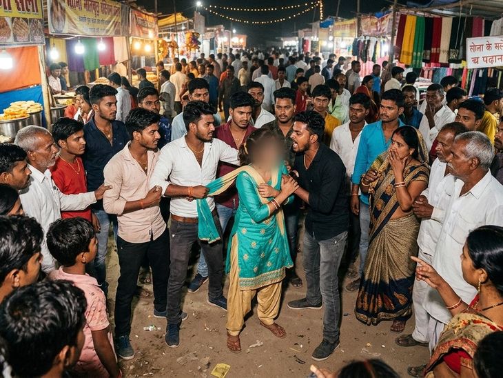 दरभंगा में मेला घूमने गई नाबालिग से छेड़खानी:विरोध करने पर घर पर तलवार से हमला, जान से मारने की धमकी का आरोप, 7 लोगों पर FIR