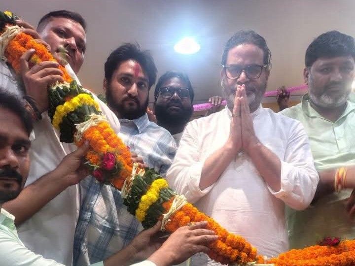 प्रशांत किशोर ने MLC चुनाव पर NDA को घेरा:खगड़िया में कार्यकर्ताओं से मिले, जन सुराज के उम्मीदवारों को जिताने की अपील