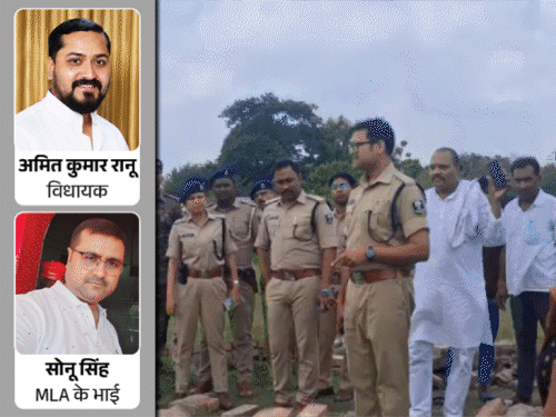 LJP-R विधायक के भाई सोनू सिंह की गिरफ्तारी पर रोक:बेल अर्जी DASJ-17 के कोर्ट में ट्रांसफर, पुलिस से मांगी गई घटना की सीसीटीवी फुटेज; जमीन हड़पने का मामला