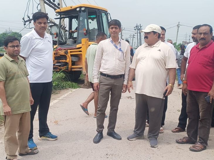 गयाजी की वृंदावन कॉलोनी में जलजमाव, 200 घर प्रभावित:डीएम ने पानी नकालने के दिए निर्देश, पंप सेट लगाकर काम किया शुरू