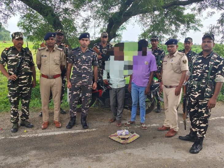 किशनगंज में 60 लाख की हेरोइन के साथ 2 गिरफ्तार:पुलिस को देखकर बाइक से भागने की कोशिश; SSB के साथ चेकिंग में पकड़े गए