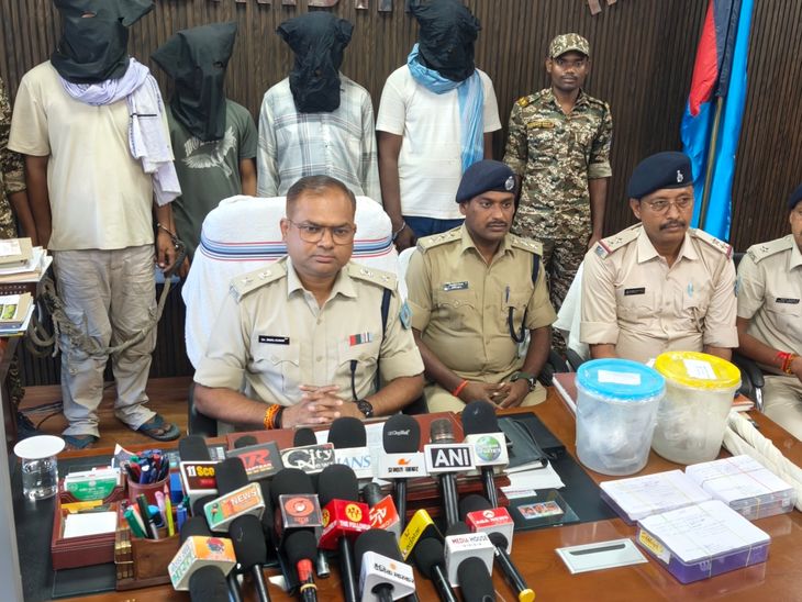 मुंशी के अपहरण-हत्या का 48 घंटे में खुलासा:चार आरोपी गिरफ्तार, जमुई के जंगल से शव बरामद; डीजल चोरी रोकने पर हुआ था विवाद