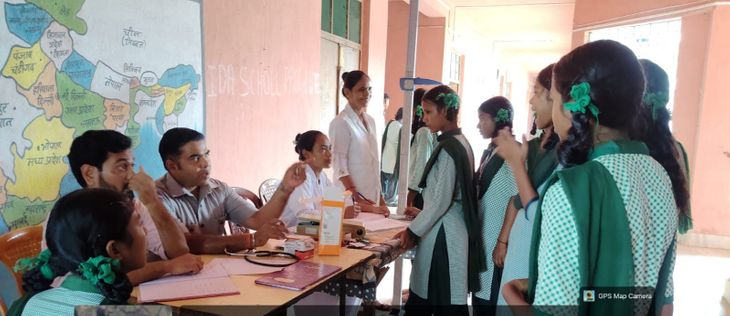 बोलबा के प्लस टू हाईस्कूल में 273 बच्चों की स्वास्थ्य जांच हुई