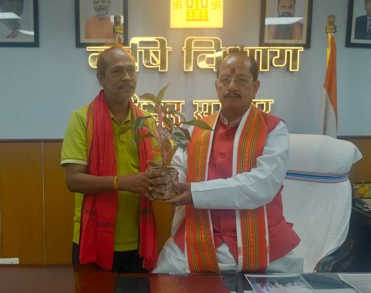 बिहार के कृषि मंत्री से मिले भाजपा नेता सुबोध