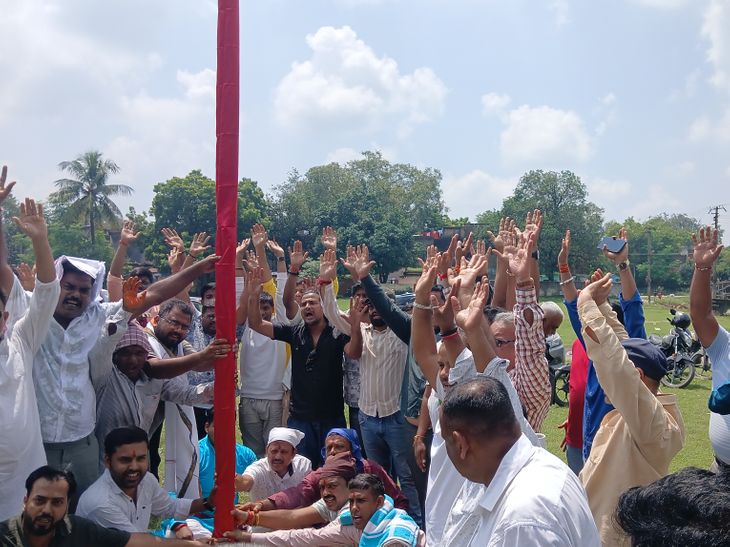 सेक्टर 2सी में 15 लाख रुपए में बनेगा पंडाल:नासिक के लक्ष्मी नारायण मंदिर के रूप में होगा तैयार, आसनसोल से आएगी मां दुर्गा की प्रतिमा
