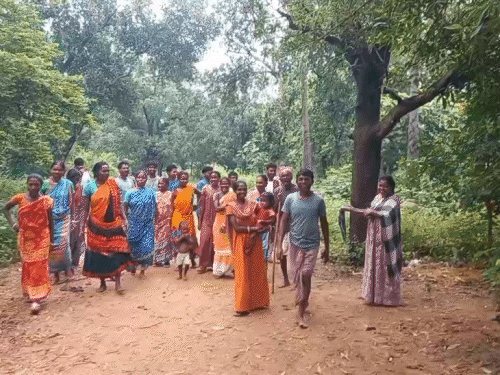 जामताड़ा के तेतरियाटांड़ में पुल नहीं; ग्रामीण परेशान:स्कूल के लिए चलना पड़ता है 7 किमी, निर्माण के लिए विधायक की नहीं मिली है अनुशंसा
