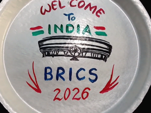 BRICS Leaders Art | Madhurendra Kumar Bihar Plate Painting India Visit