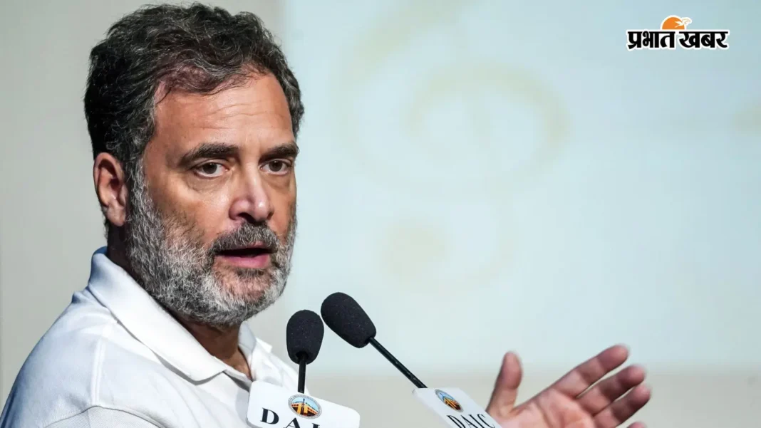 TMC Symbol Freeze : ममता बनर्जी के साथ आये राहुल गांधी, बोले- 'यह सिर्फ दीदी की नहीं, लोकतंत्र की लड़ाई है'