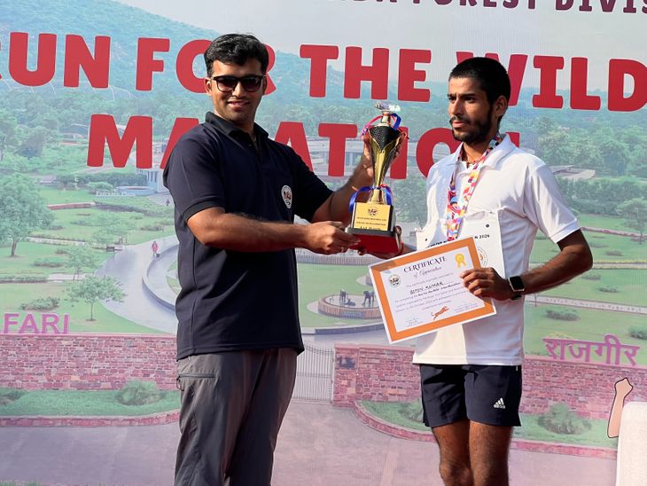 Rajgir Wild Marathon 2026 | Bipin Kumar Wins 6KM Race in Nalanda