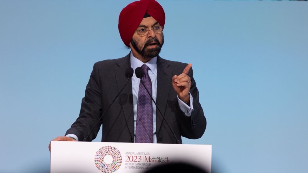 World Bank President Ajay Banga CNBC interview on Oct. 27, 2026