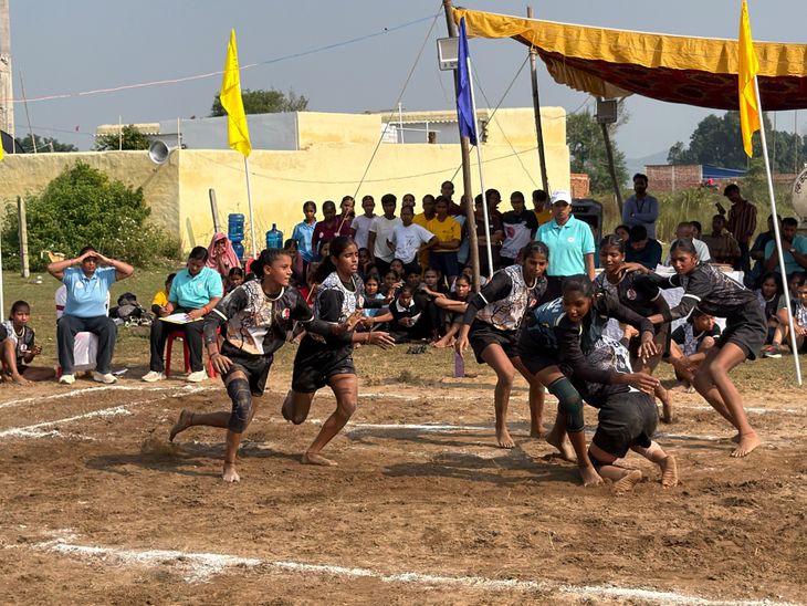 मुंगेर की बेटियों का दबदबा,कबड्डी के 2 वर्गों में खिताब:जमुई अंडर-14 में सारण प्रमंडल चैंपियन, 9 प्रमंडलों की टीमों ने दिखाया दम