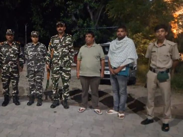 नौकरी-कैसीनो का झांसा देकर नेपाल ले जा रहे थे:SSB ने दो नाबालिग लड़कियों को बचाया, गुजरात का आरोपी और ड्राइवर गिरफ्तार
