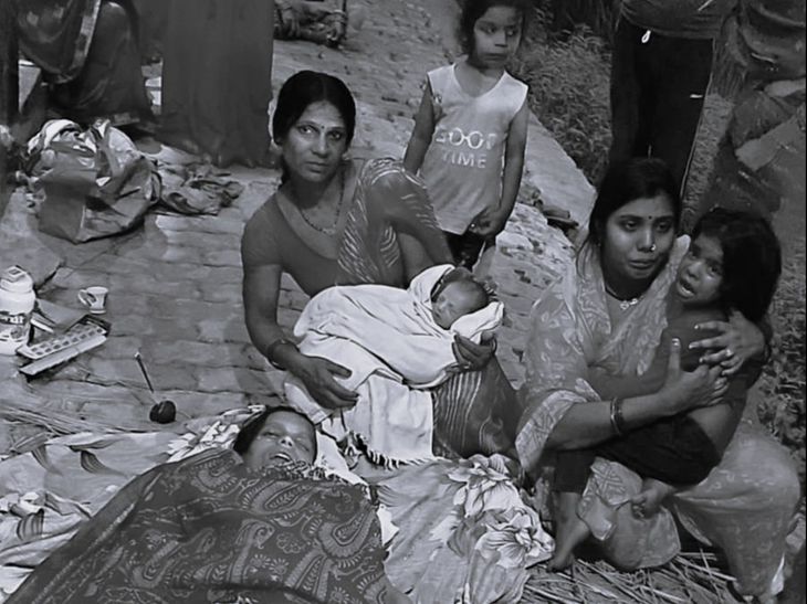 डॉक्टर की लापरवाही से महिला की मौत का आरोप:9 महीने पहले पति की जान गई, नवजात बेटा और 4 साल की बेटी अनाथ