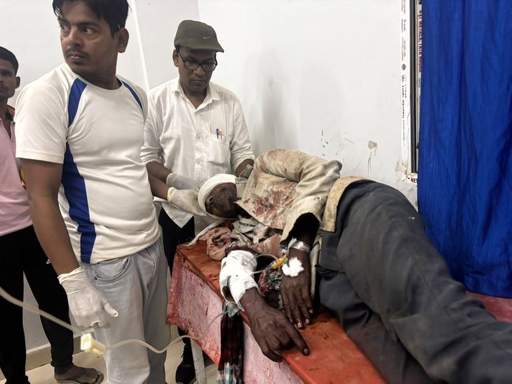 जमुई में जमीन विवाद पर तलवार से हमला, 3 घायल:चाचा पर भाई, भतीजे और भतीजी पर हमले का आरोप, पिता की हालत गंभीर
