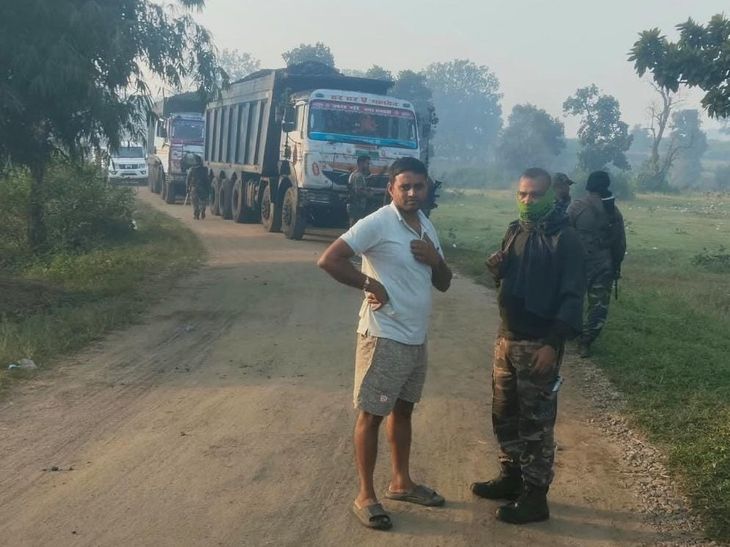 बालूमाथ में अवैध कोयला परिवहन करते पांच हाइवा जब्त:पुलिस, CCL और एसआईएसएफ की संयुक्त कार्रवाई से कारोबारियों में हड़कंप