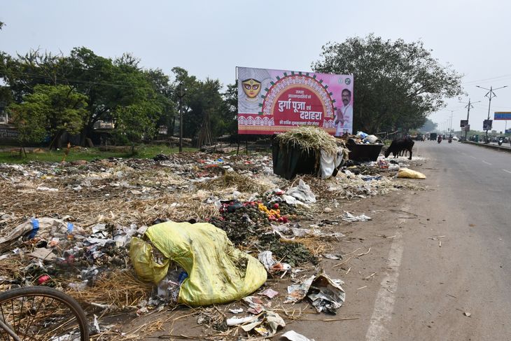 तेलीडीह रोड : पांच साल पहले बनी सड़क हुई जर्जर