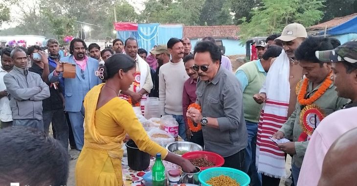 गंगुपाड़ा में जतरा का आयोजन, उमड़े श्रद्धालु