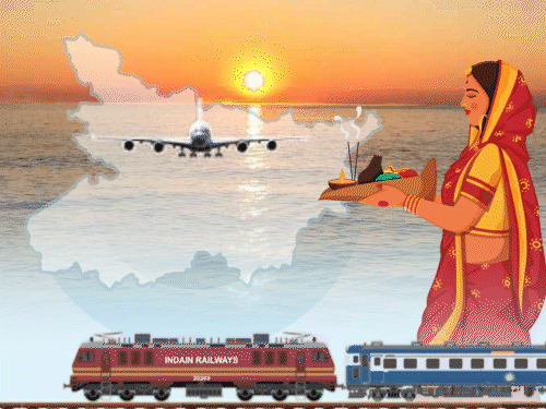 छठ पर झारखंड लौटने की राह कठिन:रांची-हटिया आने वाली ट्रेनों में 200 तक वेटिंग; स्पेशल ट्रेनें बनीं सहारा, बिहार जाने वाली ट्रेनें भी फुल