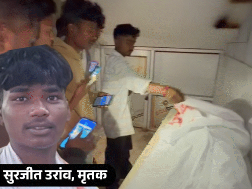 गुमला में सड़क हादसा, बाइक सवार एक युवक की मौत:तेज रफ्तार कार से टक्कर, दो जख्मी; तीनों ने नहीं लगाया था हेलमेट