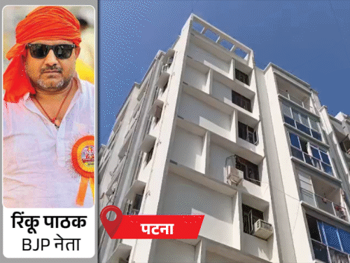 BJP नेता के पास आय से 124.81% अधिक संपत्ति मिले:रिंकू पाठक के पास से 3.56 करोड़ की बेनामी संपत्ति मिली, 5 ठिकानों पर 8 घंटे तक छापा