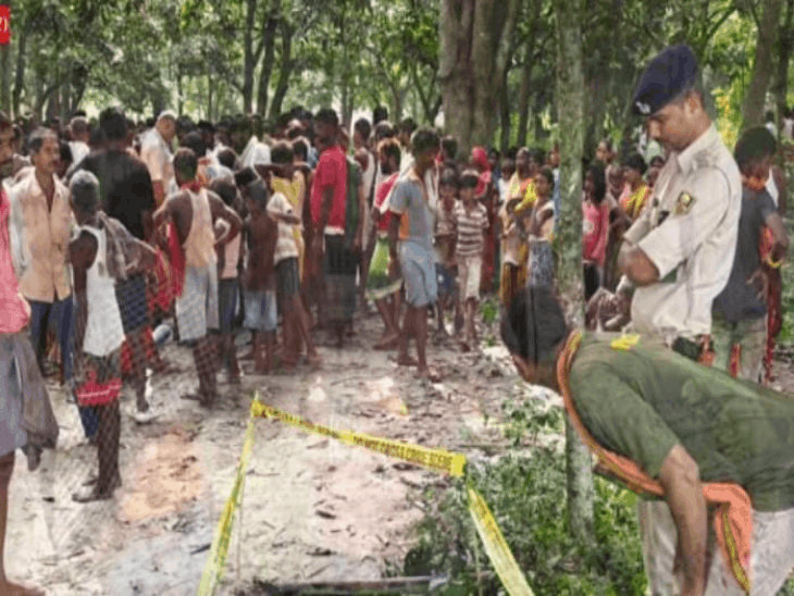 समस्तीपुर में लापता बच्चे का शव बगीचे में मिला:आंख के पास चोट और बॉडी पर कट के निशान; परिजन ने हत्या की आशंका जताई