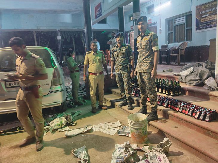कटिहार में इनोवा कार से विदेशी शराब बरामद, ड्राइवर गिरफ्तार:कार में तहखाना बनाकर छिपाई गई थी खेप, मालदा से खगड़िया ले जाई जा रही थी