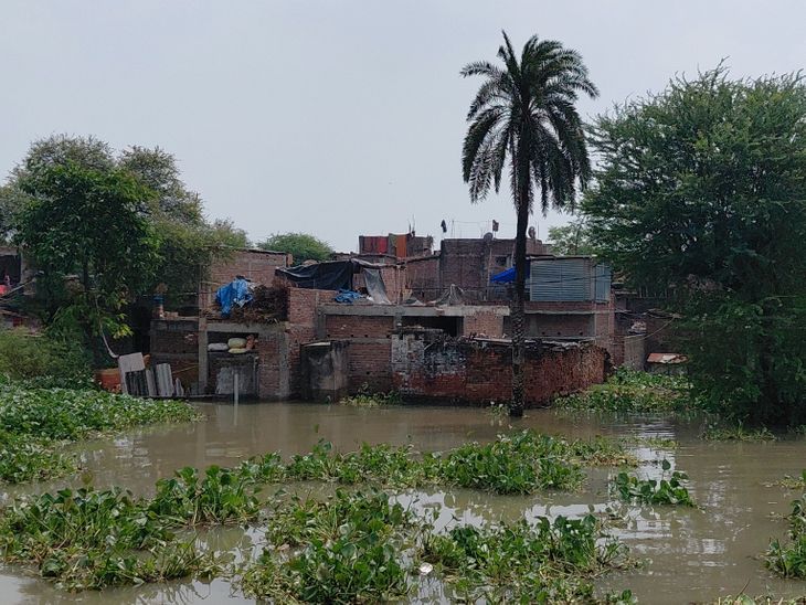 खगड़िया में गंगा-बूढ़ी गंडक का जलस्तर बढ़ा:निचले इलाकों में बाढ़ का पानी फैला, परबत्ता की 10 पंचायतों में खतरा