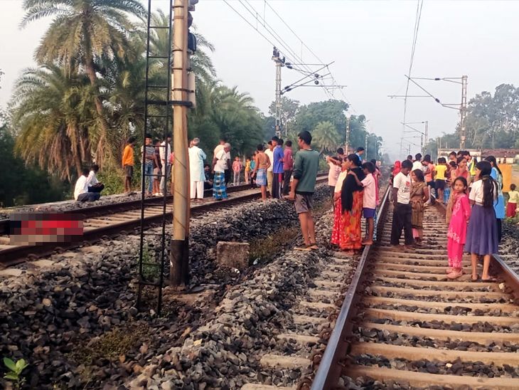 गिरिडीह में महिला ने ट्रेन से कटकर दी जान:पति से विवाद के बाद महिला देर रात घर से निकली, तीन बच्चों के सिर से उठा मां का साया