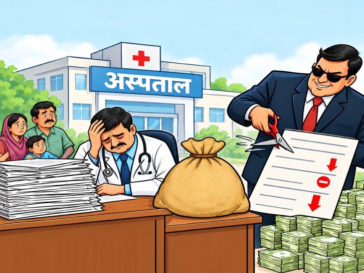 अस्पतालों में आयुष्मान का 50 करोड़ अटका:क्लेम में कटौती से इलाज पर असर, 5 दिन वेंटिलेटर पर मरीज; पैसा मिल रहा 3 दिन का