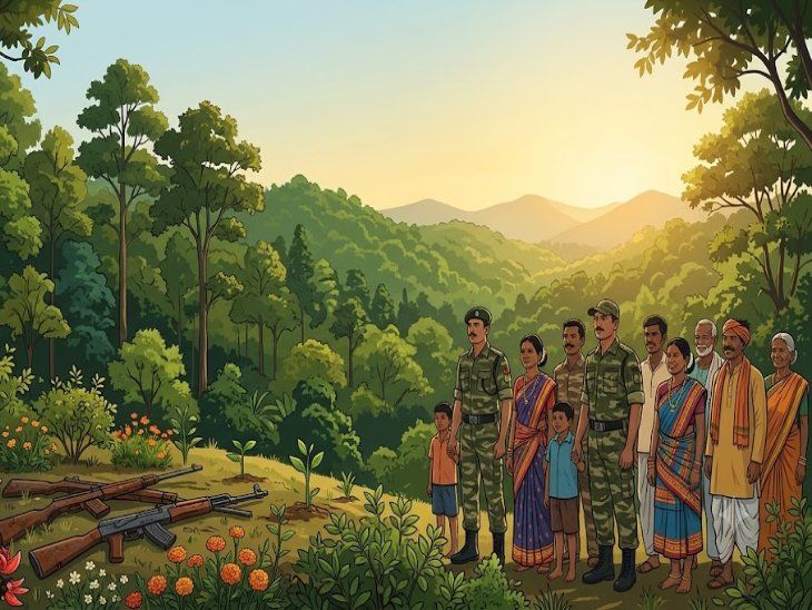 झारखंड में नक्सलियों का किला ध्वस्त:झारखंड में डेढ़ साल पहले थे 150 इनामी नक्सली, अब मंगल-मालती के सरेंडर के बाद बचे सिर्फ 7; वो भी निष्क्रिय