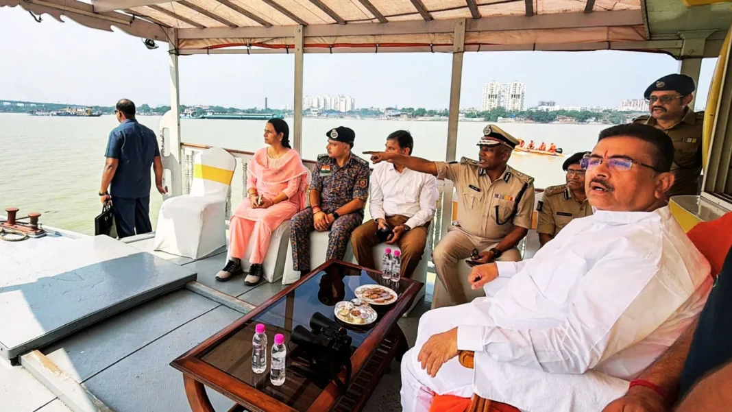 शुभेंदु अधिकारी का निर्देश- विसर्जन के दौरान सिर्फ सनातनी ही छुएंगे मां दुर्गा की प्रतिमा को,  सुरक्षा में BSF-NDRF तैनात
